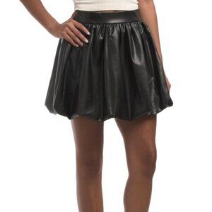 KENNETH COLE Pull On Bubble Hem Mini Skirt